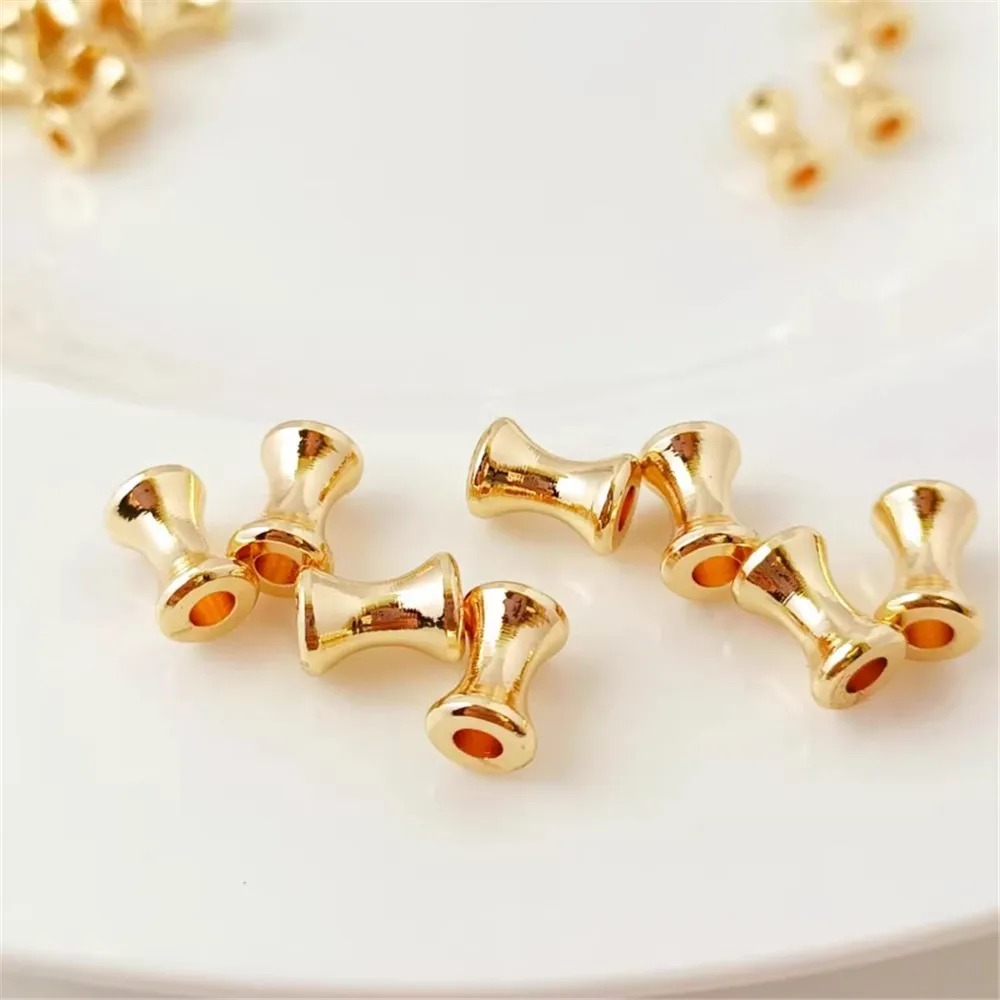 Accessories 14K Gold-encrusted Bamboo-joint Bucket Beads Cylindrical Beads Waist Beads String Beads DIY Handcrafted Accessories
Accessories 14K Gold-encrusted Bamboo-joint Bucket Beads Cylindrical Beads Waist Beads String Beads DIY Handcrafted Accessories