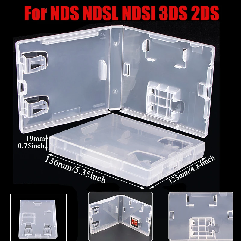1PCS Game Card Cartridge Storage Box Plastic Shell Protective Box Clear White Case For NDS NDSL NDSi 3DS 2DS
1PCS Game Card Cartridge Storage Box Plastic Shell Protective Box Clear White Case For NDS NDSL NDSi 3DS 2DS