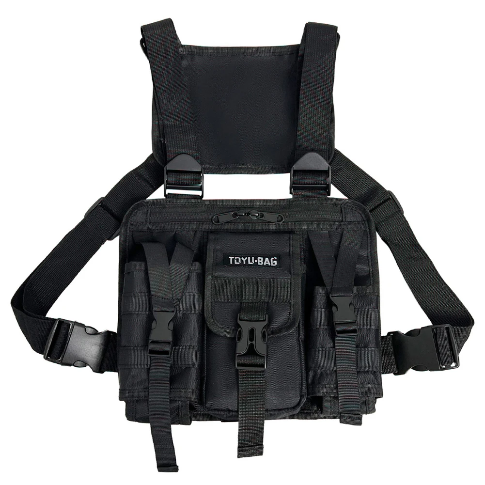 Molle Shoulder Vest Bags Oxford Cloth Male Chest Bag Adjustable Multiple Pockets Lightweight for Hiking Travel Cycling
Molle Shoulder Vest Bags Oxford Cloth Male Chest Bag Adjustable Multiple Pockets Lightweight for Hiking Travel Cycling