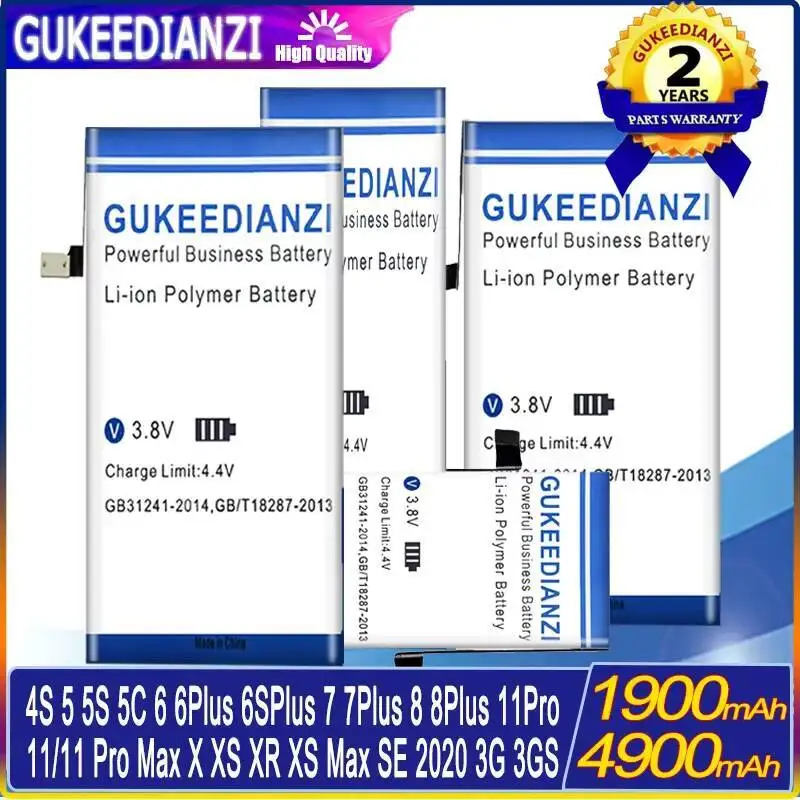 Аккумулятор для iPhone 4S 5 5S 5C 6 6S 7 8 Plus X XR XS Max 6Plus 7Plus 8 Plus 11 Pro Max SE 2020 3G 3GS + номер отслеживания
Аккумулятор для iPhone 4S 5 5S 5C 6 6S 7 8 Plus X XR XS Max 6Plus 7Plus 8 Plus 11 Pro Max SE 2020 3G 3GS + номер отслеживания