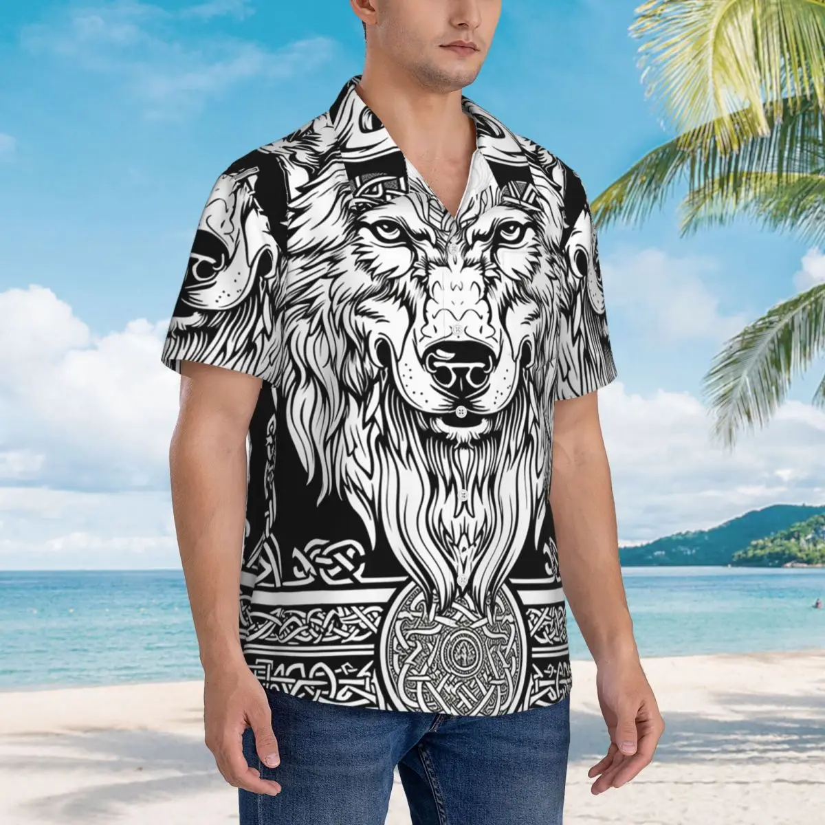 Norse Nordic Viking Celtic Hawaiian Shirts Casual Men Short Sleeve Shirt for Summer Beach Men's Lapel Tops
Norse Nordic Viking Celtic Hawaiian Shirts Casual Men Short Sleeve Shirt for Summer Beach Men's Lapel Tops