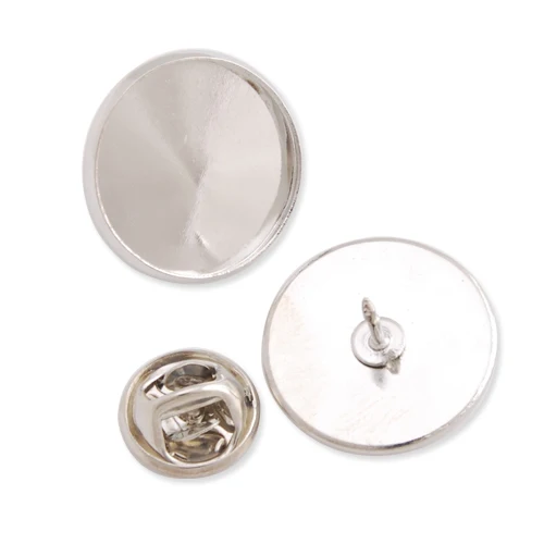 20PCS Tie Tac Clutch with 18mm Round Bezel Cup Brooch Back Blank Set for Jewelry Making
20PCS Tie Tac Clutch with 18mm Round Bezel Cup Brooch Back Blank Set for Jewelry Making
