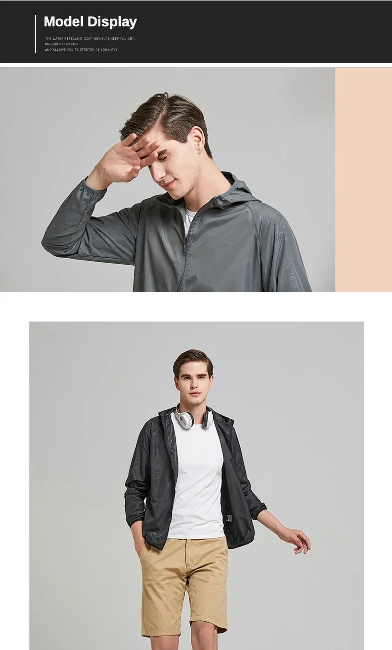 Men Women Sun Protection Unisex Coat Ultra Light Portable Foldable Hooded Windbreaker Jacket Anti UV Waterproof Camping Jacket 42 Sb80d093d706d4b77b49dd55491e256b2O