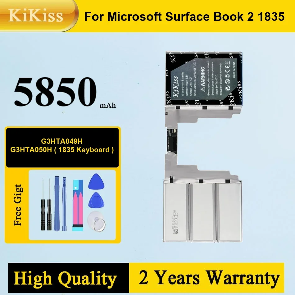 G3HTA049H G3HTA050H Li-ion Battery For Microsoft Surface Book 2 1835 Discrete Graphics Version 15 inch Keyboard battery
G3HTA049H G3HTA050H Li-ion Battery For Microsoft Surface Book 2 1835 Discrete Graphics Version 15 inch Keyboard battery