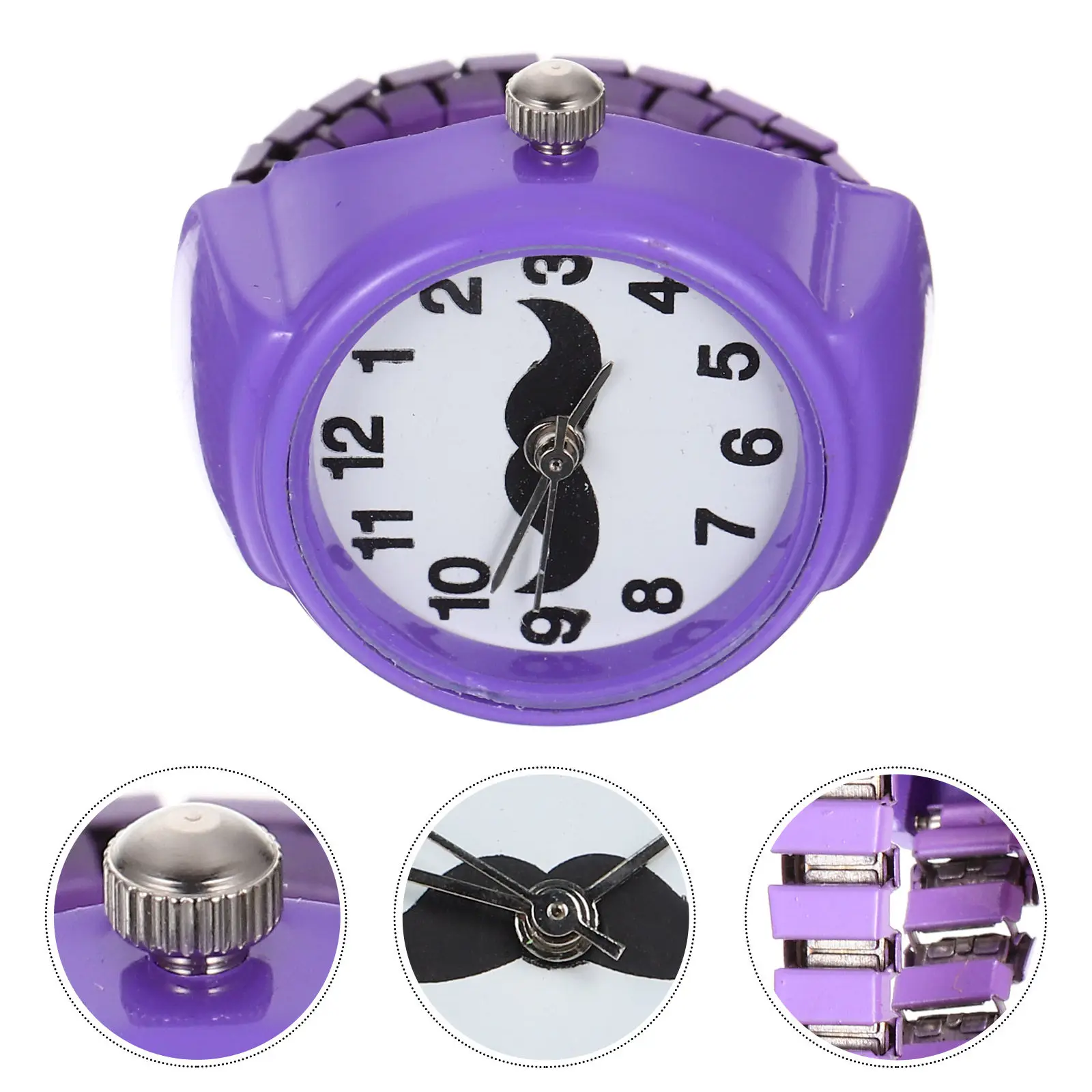 Модные часы-кольцо с мини-дисплеем, эластичным ремешком, для женщин, в стиле ретро, стильные, декоративные, для повседневного ношения
Модные часы-кольцо с мини-дисплеем, эластичным ремешком, для женщин, в стиле ретро, стильные, декоративные, для повседневного ношения