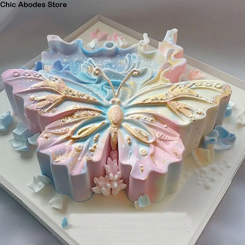 Baking Tool 3D Butterfly Shaped Cake Mold Bakeware Silicone Mousse Mold Handmade Reusable Dessert Mould Kitchen
Baking Tool 3D Butterfly Shaped Cake Mold Bakeware Silicone Mousse Mold Handmade Reusable Dessert Mould Kitchen