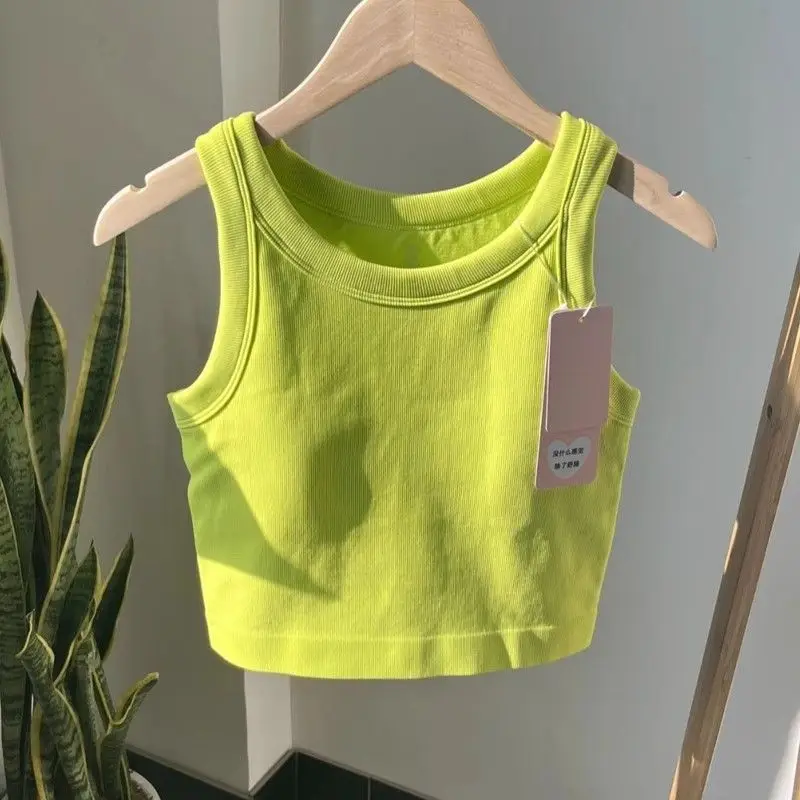 aby Girls Solid Color suspender T-shirt Tank Top Summer New Children's Bottom Shirt Sleeveless Slim Fit Short minimalist Top
aby Girls Solid Color suspender T-shirt Tank Top Summer New Children's Bottom Shirt Sleeveless Slim Fit Short minimalist Top