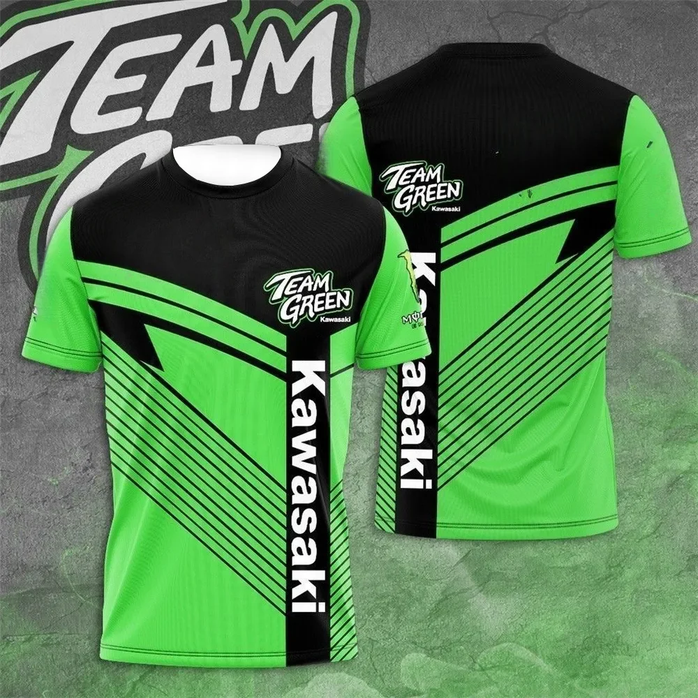 New T Shirt Kawasaki Motorcycle Racing Team Extreme Outdoor Sports Short Sleeve Summer Quick Drying Men Cool T-shirts Clothing 
New T Shirt Kawasaki Motorcycle Racing Team Extreme Outdoor Sports Short Sleeve Summer Quick Drying Men Cool T-shirts Clothing