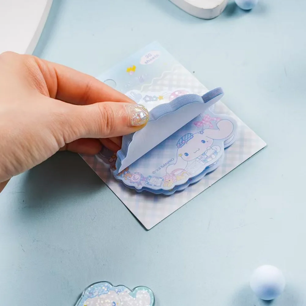 30 листов, оригинальные самоклеящиеся заметки Sanrio Cinnamoroll, канцелярские принадлежности с героями мультфильмов, школьные оптовые призы, подарки на день рождения для девочек
30 листов, оригинальные самоклеящиеся заметки Sanrio Cinnamoroll, канцелярские принадлежности с героями мультфильмов, школьные оптовые призы, подарки на день рождения для девочек