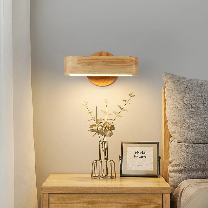 Simple Wood LED Wall Light Modern Sconce LED Lighting 110V 220V Art Decoration Bedside Bedroom Wall Lamp Living Room Night Light
Simple Wood LED Wall Light Modern Sconce LED Lighting 110V 220V Art Decoration Bedside Bedroom Wall Lamp Living Room Night Light