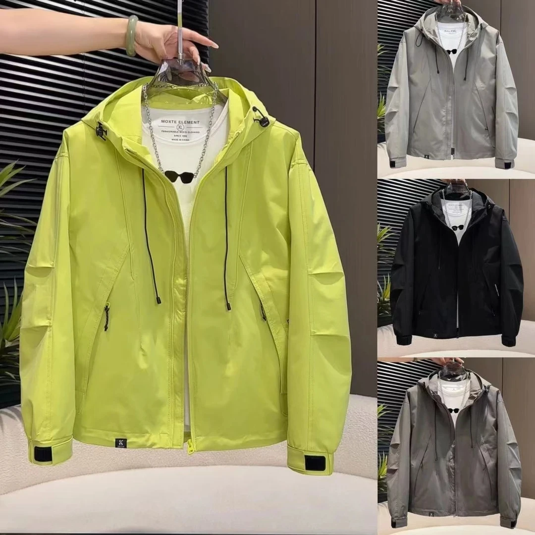 Мужская модная повседневная удлиненная куртка с капюшоном, ветрозащитная, осенняя, новая, стильная рабочая куртка для молодежи, из полиэстера
Мужская модная повседневная удлиненная куртка с капюшоном, ветрозащитная, осенняя, новая, стильная рабочая куртка для молодежи, из полиэстера