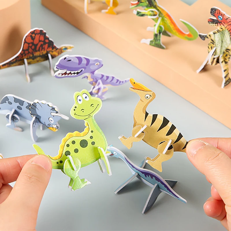 3D Dinosaur Model Splicing Puzzle Cartoon Jungle Animal Insect Paper Foam Mold Preschool Kids Baby Jigsaw Puzzles Birthday Gifts
3D Dinosaur Model Splicing Puzzle Cartoon Jungle Animal Insect Paper Foam Mold Preschool Kids Baby Jigsaw Puzzles Birthday Gifts