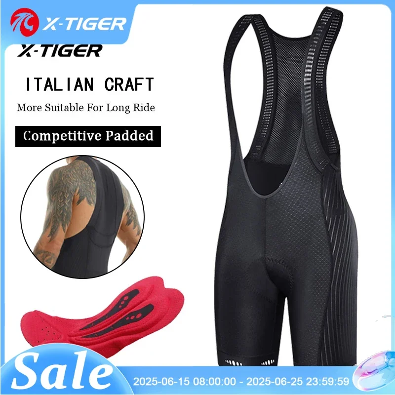 X-TIGER Cycling Bib Shorts Pro Licra UPF50+ Mountain Bike Breathable Men's 5D Padded Riding Tights Triathlon Man Bicycle Shorts
X-TIGER Cycling Bib Shorts Pro Licra UPF50+ Mountain Bike Breathable Men's 5D Padded Riding Tights Triathlon Man Bicycle Shorts