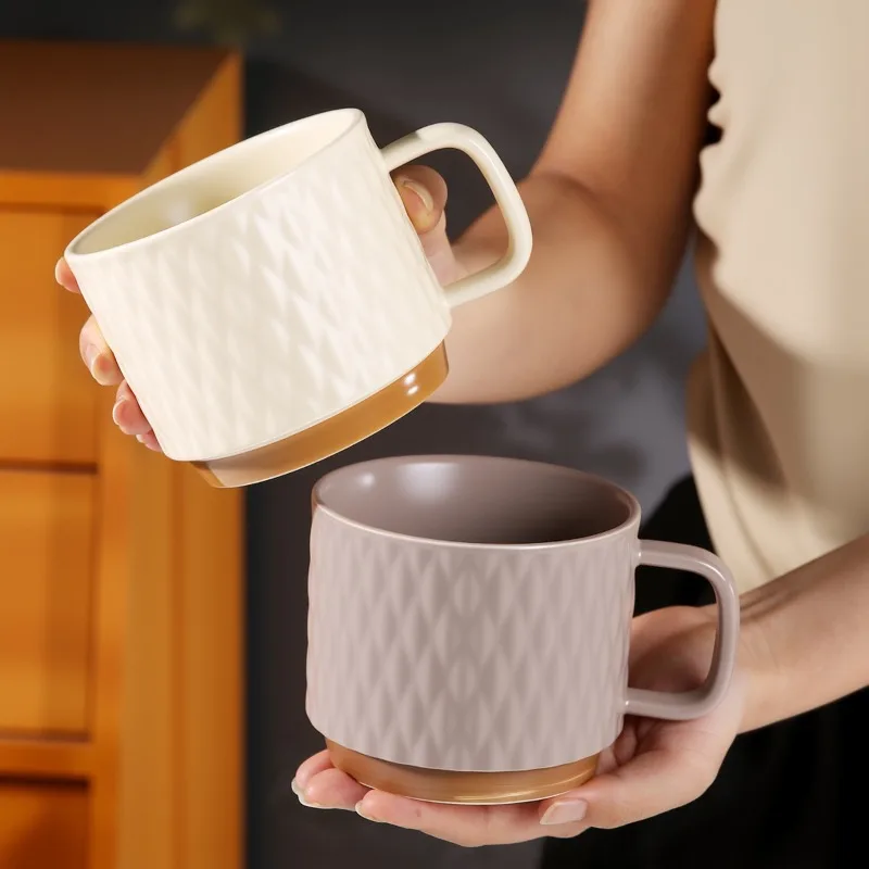 2025 Korean-Style High-Aesthetic Home Ceramic Water Cup Minimalist High-End Office Couple'S Coffee Cups Niche Afternoon Tea Mug
2025 Korean-Style High-Aesthetic Home Ceramic Water Cup Minimalist High-End Office Couple'S Coffee Cups Niche Afternoon Tea Mug
