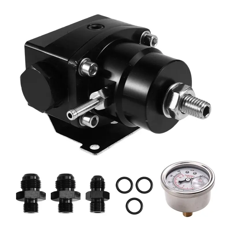 AA92-AN8 Fuel Injector Inject Regulator With Boost Gauge High Pressure Fuel Pressure Regulator Kit
AA92-AN8 Fuel Injector Inject Regulator With Boost Gauge High Pressure Fuel Pressure Regulator Kit