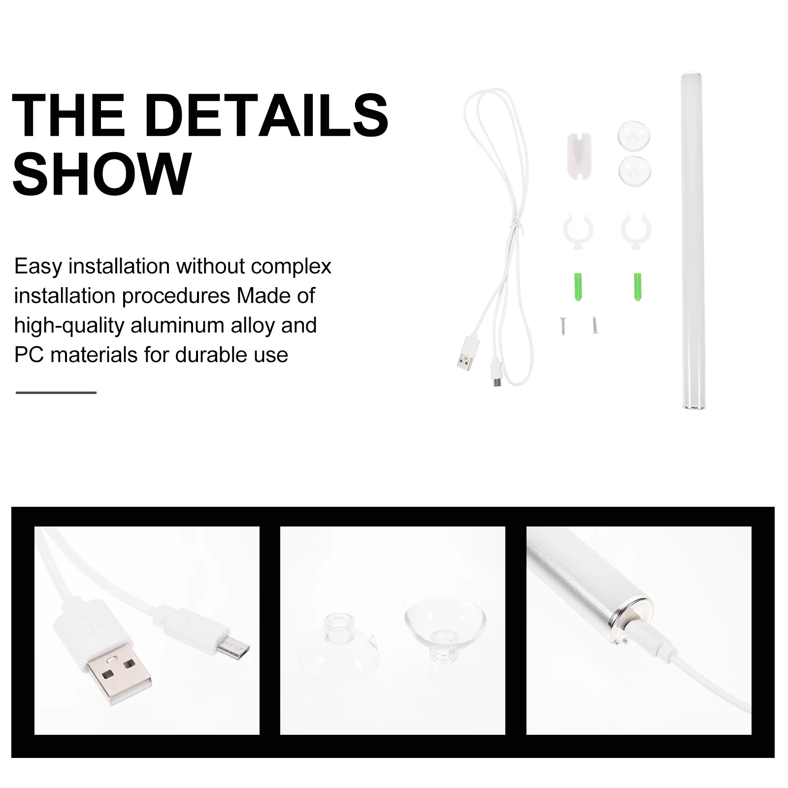 1Set LED Makeup Light Waterproof Touch Sensor Mirror Front Lamp Modern Design Durable Aluminum Alloy Pc for Vanity Dressing
1Set LED Makeup Light Waterproof Touch Sensor Mirror Front Lamp Modern Design Durable Aluminum Alloy Pc for Vanity Dressing