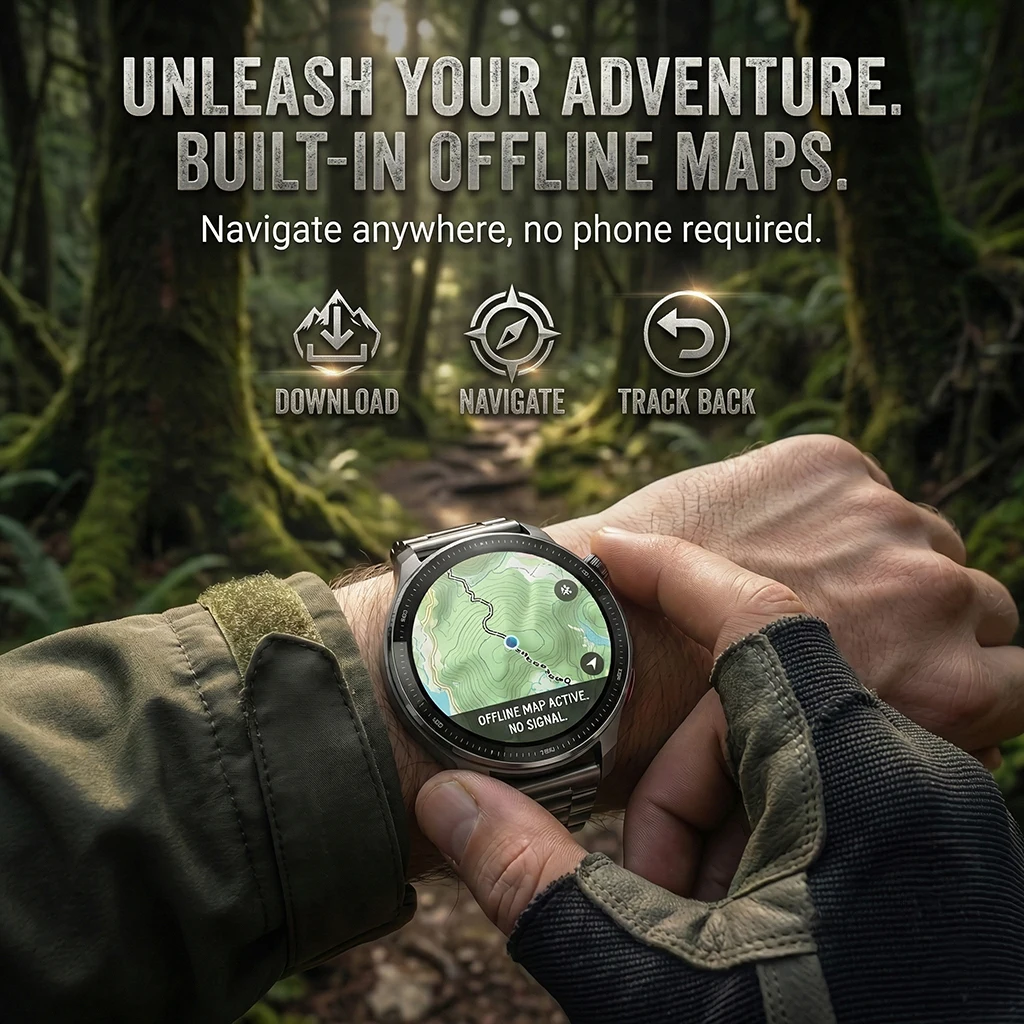 Новые смарт-часы 2026 года для активного отдыха с GPS-позиционированием, 4 ГБ ОЗУ, компасом, водонепроницаемостью 3ATM, HD AMOLED-экраном и Bluetooth-вызовами для мужчин
Новые смарт-часы 2026 года для активного отдыха с GPS-позиционированием, 4 ГБ ОЗУ, компасом, водонепроницаемостью 3ATM, HD AMOLED-экраном и Bluetooth-вызовами для мужчин