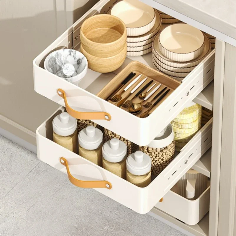 Factory Minimalist Retractable Kitchen Rack Pull-out Storage Box Cabinet Basket Drawer Type Kitchen Utensil Rack
Factory Minimalist Retractable Kitchen Rack Pull-out Storage Box Cabinet Basket Drawer Type Kitchen Utensil Rack