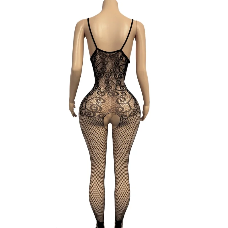 Sexy Lingerie Women Body Stocking Underwear Plus Size Fishnet Bodysuit Halter Open Crotch Bodystockings Costume
Sexy Lingerie Women Body Stocking Underwear Plus Size Fishnet Bodysuit Halter Open Crotch Bodystockings Costume