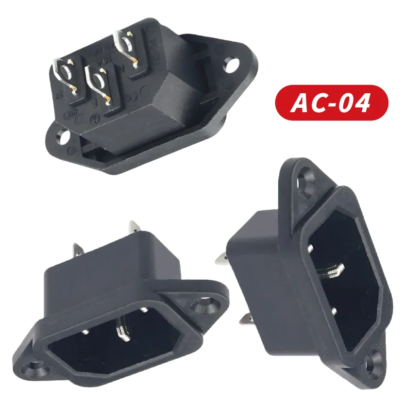 Розетка переменного тока 250В 10А 3-контактная AC-04 с креплениями для винтов, медный сердечник, разъем
Розетка переменного тока 250В 10А 3-контактная AC-04 с креплениями для винтов, медный сердечник, разъем