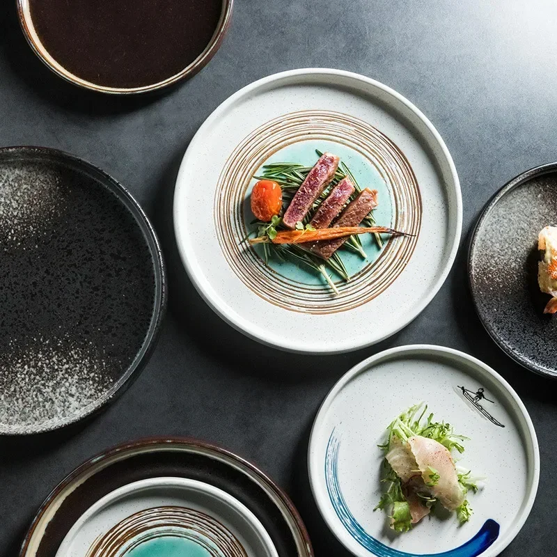 Japanese Steak Plate Western Food Commercial Restaurant Light Salad Plate Pasta Plate Ceramic Dessert Sushi Flat
Japanese Steak Plate Western Food Commercial Restaurant Light Salad Plate Pasta Plate Ceramic Dessert Sushi Flat