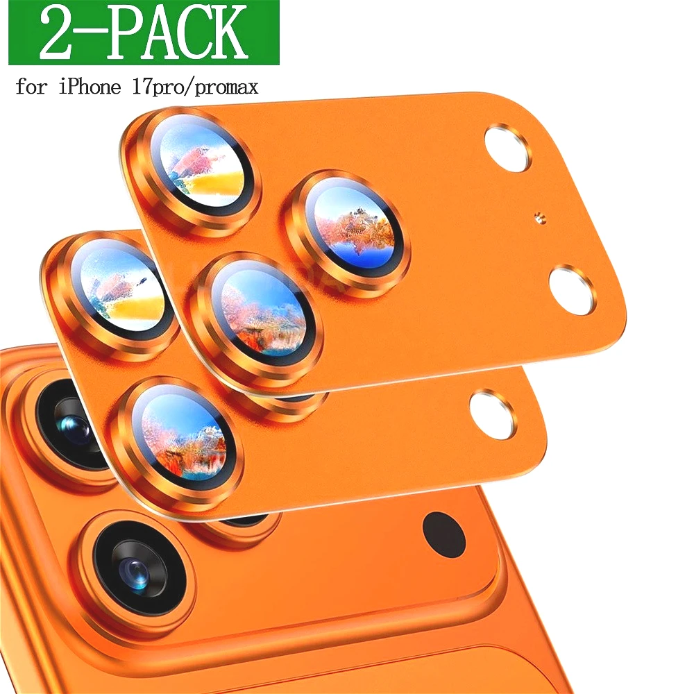 2PCS for iPhone 17 Pro/17Pro Max Camera Tempered Glass Lens Screen Protector - Full Coverage, Bubble-Free Adhesion,Crystal Clear
2PCS for iPhone 17 Pro/17Pro Max Camera Tempered Glass Lens Screen Protector - Full Coverage, Bubble-Free Adhesion,Crystal Clear