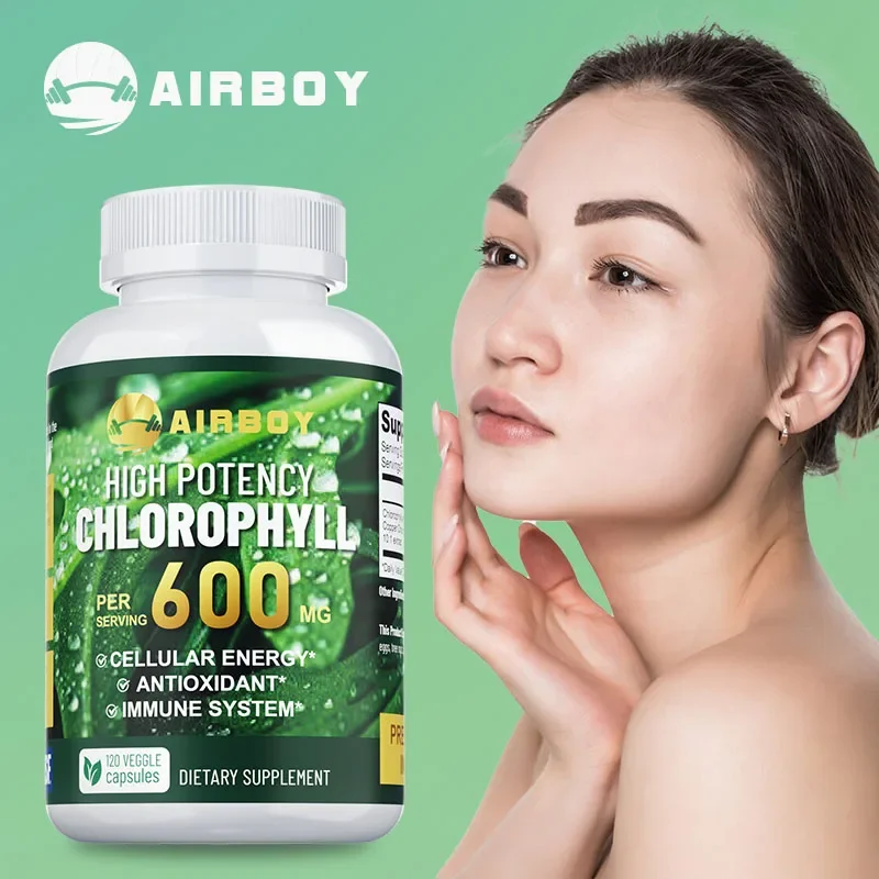 Chlorophyll Capsules 600mg - for Energy, Immunity, Skin Improvement and Body Deodorization
Chlorophyll Capsules 600mg - for Energy, Immunity, Skin Improvement and Body Deodorization