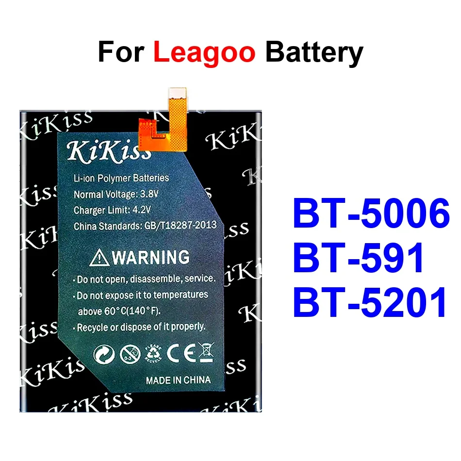 Mobile Phone Battery Long Lasting BT-5006 BT-591 BT-5201 3950-4950Mah For Leagoo Kiicaa Power 2 II Pro
Mobile Phone Battery Long Lasting BT-5006 BT-591 BT-5201 3950-4950Mah For Leagoo Kiicaa Power 2 II Pro