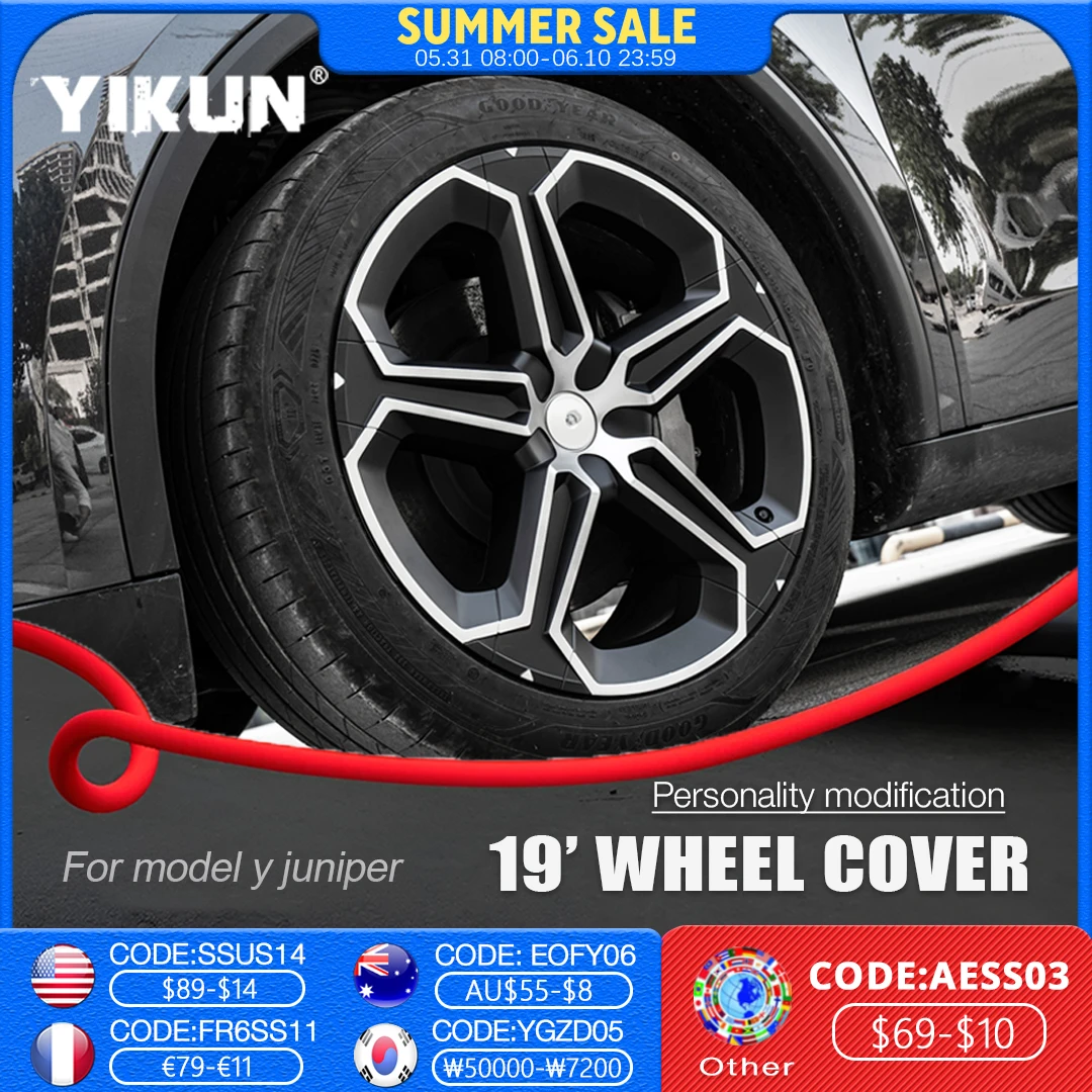 4PCS Hub Cap for Tesla Tesla Model Y Juniper Accessories 2025 Performance Crossflow Wheel cap Replacement Full Rim Wheel Cover
4PCS Hub Cap for Tesla Tesla Model Y Juniper Accessories 2025 Performance Crossflow Wheel cap Replacement Full Rim Wheel Cover