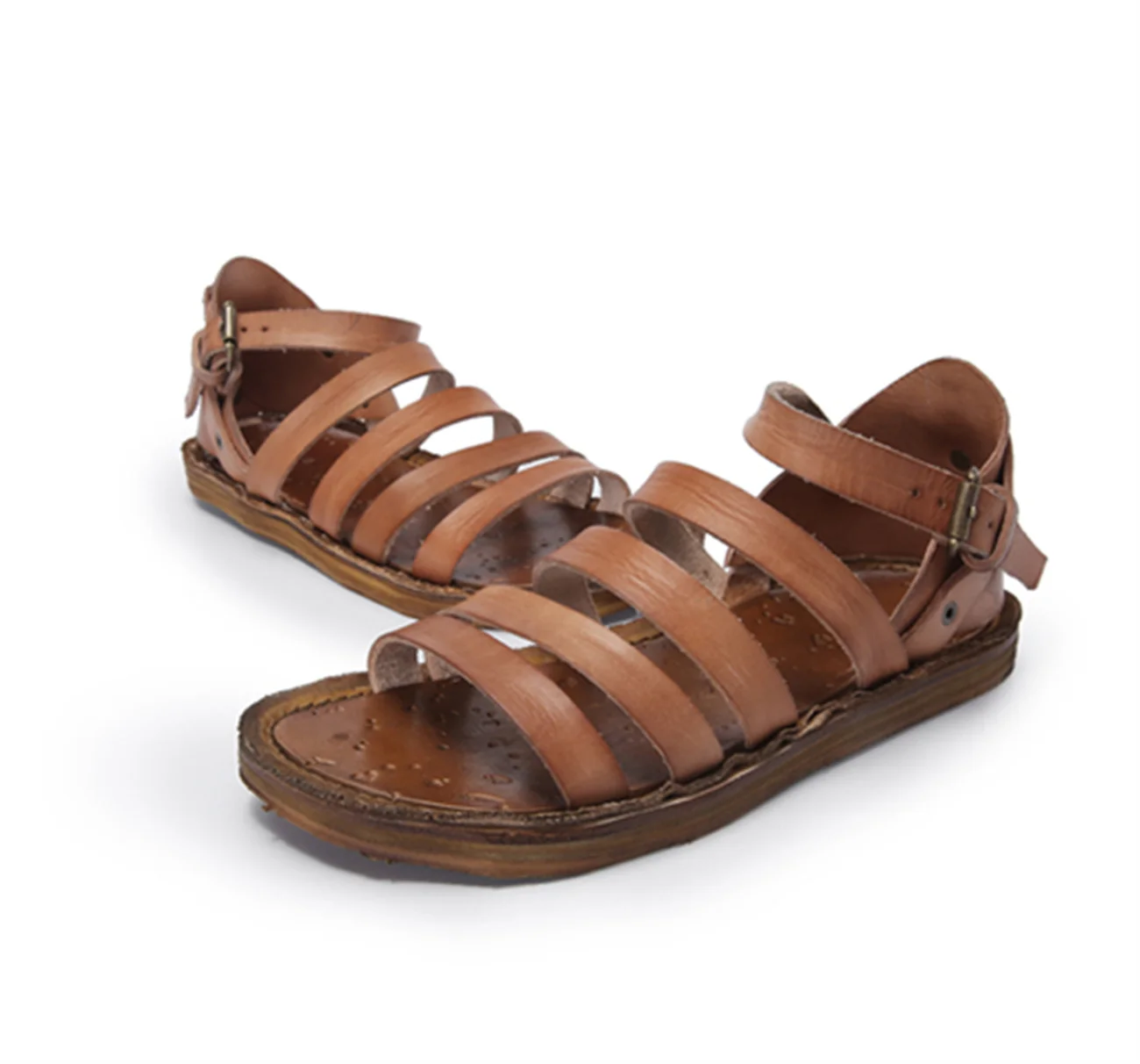 Exclusive Handmade Gladiator High Top Quality Genuine Leather Men Open Toe Personalized Rome Sandals
Exclusive Handmade Gladiator High Top Quality Genuine Leather Men Open Toe Personalized Rome Sandals