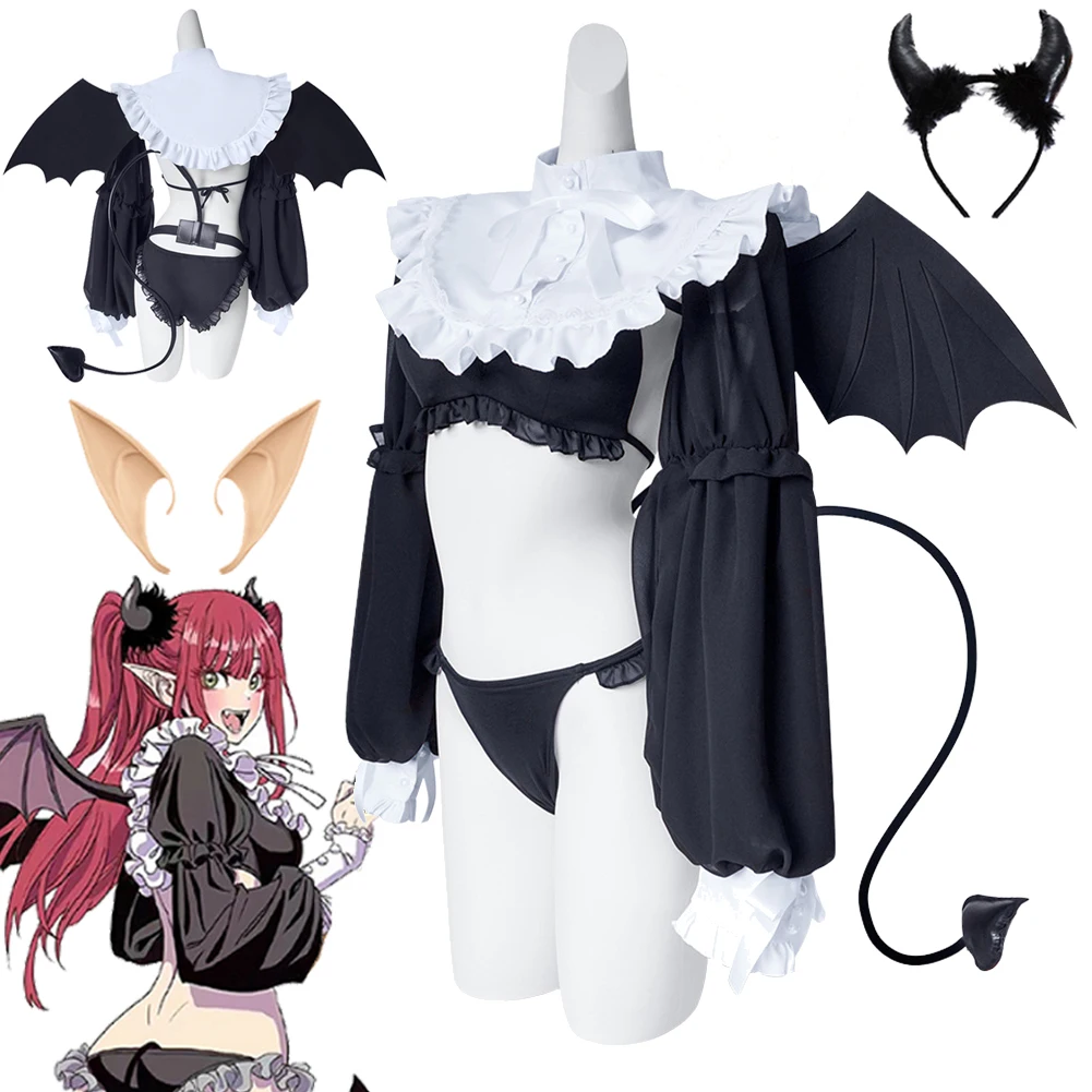 Fantasia Devil Kitagawa Marin Cosplay Anime My Darling of Dress Up Disfraz Costume Women Fantasy Halloween Carnival Party Cloth
Fantasia Devil Kitagawa Marin Cosplay Anime My Darling of Dress Up Disfraz Costume Women Fantasy Halloween Carnival Party Cloth