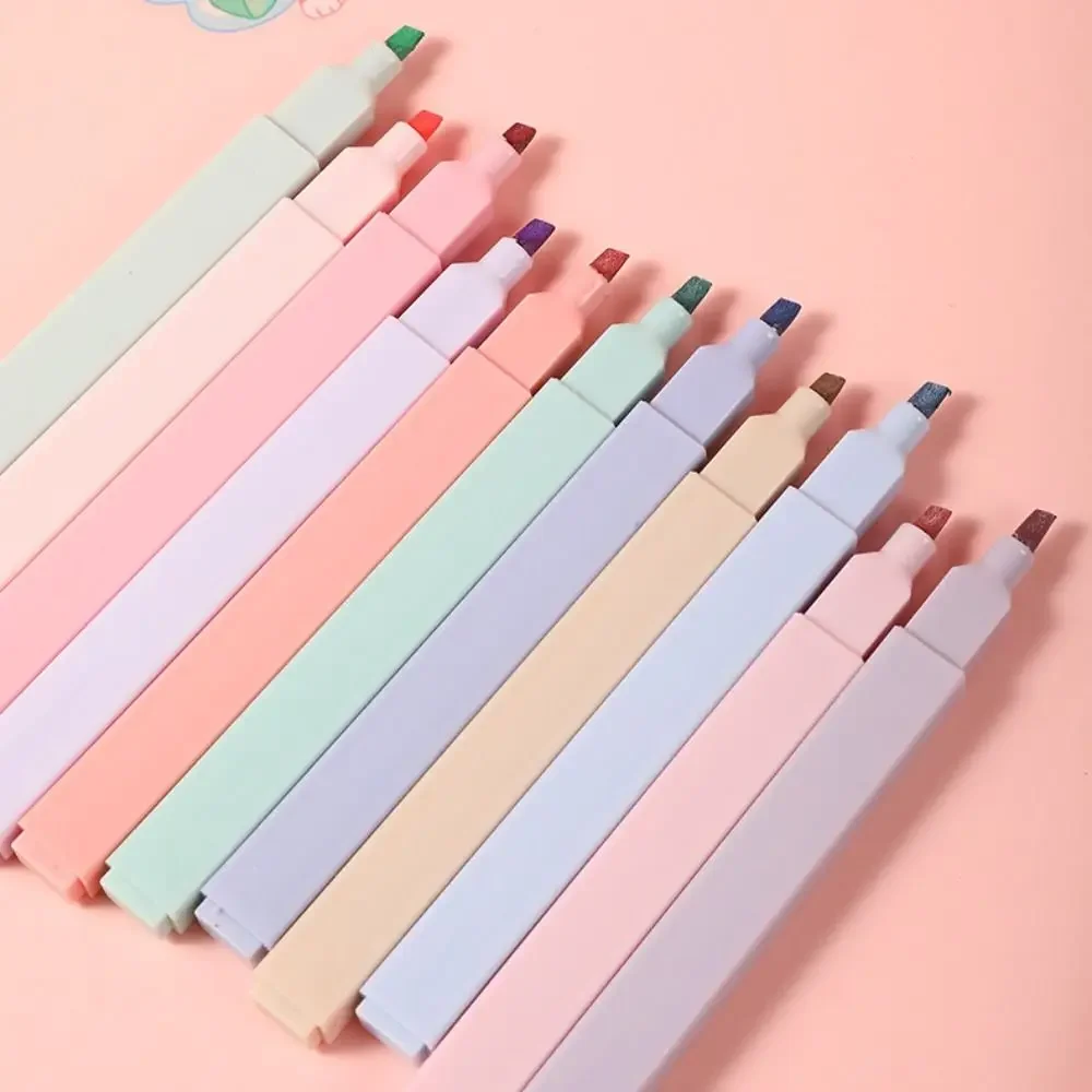 6pcs/set Color Fluorescent Highlighter Pens Aesthetic Double Headed Pastel Highlighters Stationary Supplies Kawaii Markers Pens
6pcs/set Color Fluorescent Highlighter Pens Aesthetic Double Headed Pastel Highlighters Stationary Supplies Kawaii Markers Pens