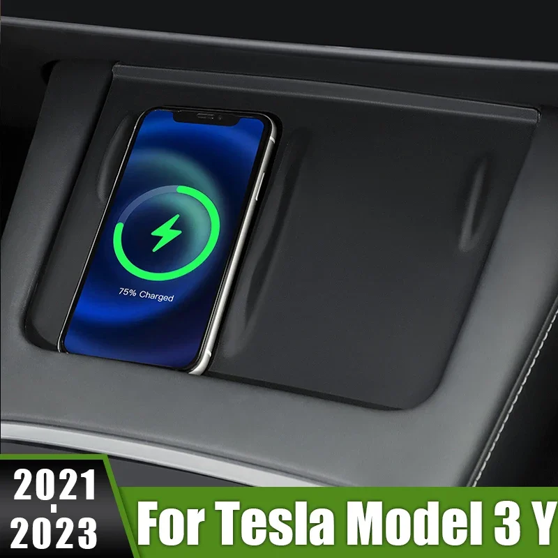 For Tesla Model 3 Y 2021 2022 2023 Car Silicone Wireless Charging Pad Charger Protect Cover Charging Pad Central Control Mats
For Tesla Model 3 Y 2021 2022 2023 Car Silicone Wireless Charging Pad Charger Protect Cover Charging Pad Central Control Mats