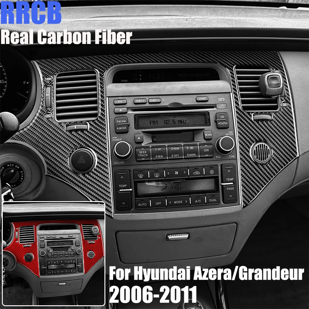 Real Carbon Fiber Car Accessories Dashboard Trim Cover Soft Sticker For Hyundai Azera/Grandeur 2006 2007 2008 2009 2010 2011
Real Carbon Fiber Car Accessories Dashboard Trim Cover Soft Sticker For Hyundai Azera/Grandeur 2006 2007 2008 2009 2010 2011