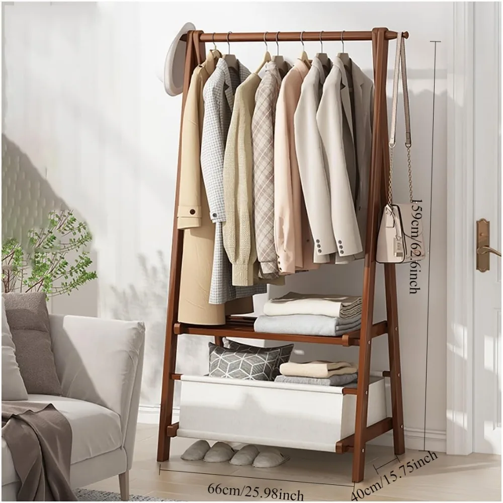 Suit stands Foldable Floor Mounted Coat Rack, with Large Storage Bag Clothes Organizer Stand 2-in-1 Freestanding Garment Rack for Bedroom, Laundry Room, Living-room (Color : Brown,nature,Size : 26in/46in)
Suit stands Foldable Floor Mounted Coat Rack, with Large Storage Bag Clothes Organizer Stand 2-in-1 Freestanding Garment Rack for Bedroom, Laundry Room, Living-room (Color : Brown,nature,Size : 26in/46in)