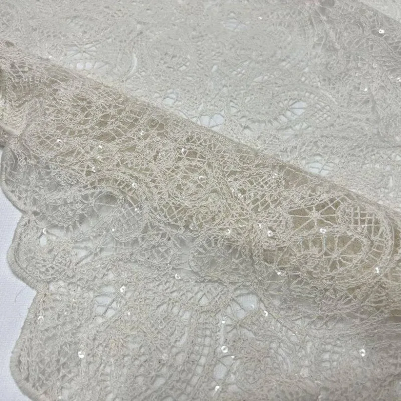 1meter Lace Fabric Beige Ruyi Floral Woven Sequin Embroidery Jacquard Lightweight Breathable Spring Summer Dress Top DIY Sewing
1meter Lace Fabric Beige Ruyi Floral Woven Sequin Embroidery Jacquard Lightweight Breathable Spring Summer Dress Top DIY Sewing