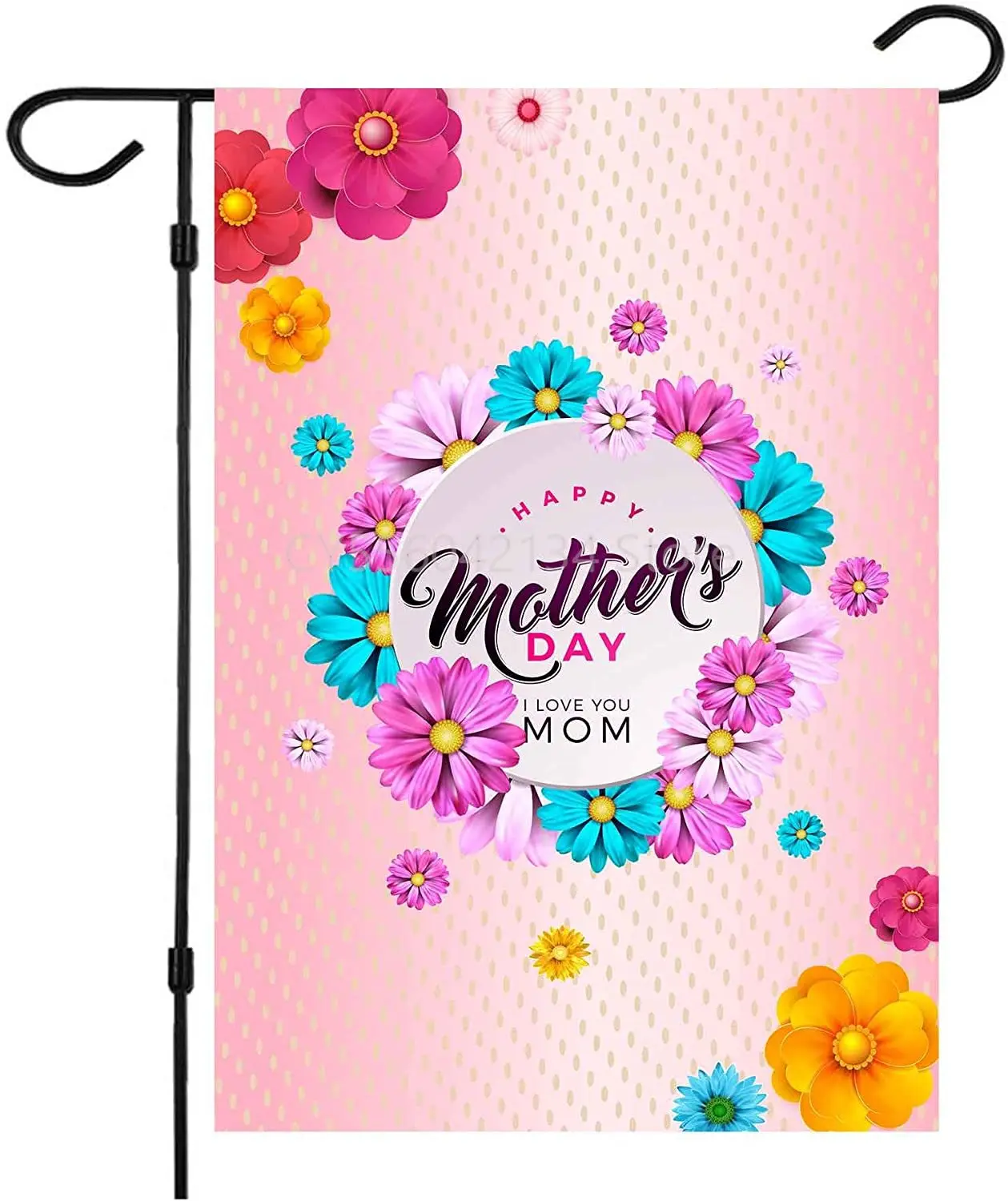Happy Mother's Day Garden Flag Double Sided Outdoor Flag 12 x 18 Inch Small Mother's Day Yard Garden Decorative Flags
Happy Mother's Day Garden Flag Double Sided Outdoor Flag 12 x 18 Inch Small Mother's Day Yard Garden Decorative Flags