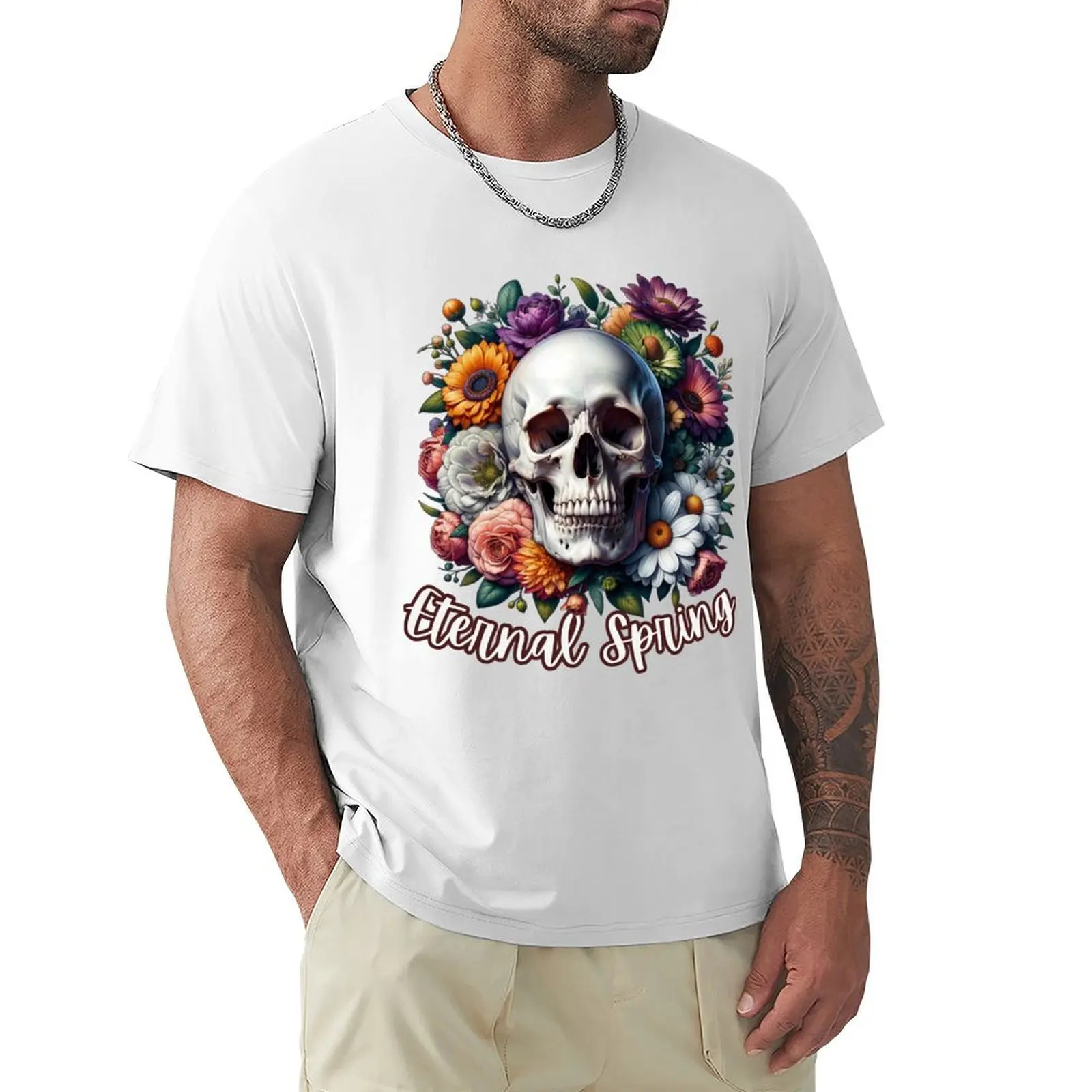 Eternal Spring Dark Flora Skull with Flowers T-Shirt animal prinfor boys oversizeds mens tall t shirts
Eternal Spring Dark Flora Skull with Flowers T-Shirt animal prinfor boys oversizeds mens tall t shirts