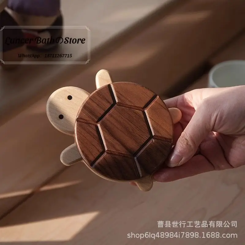 Walnut turtle coaster cute shape insulation mat wooden tea coaster oven mitts dining table insulation mat
Walnut turtle coaster cute shape insulation mat wooden tea coaster oven mitts dining table insulation mat