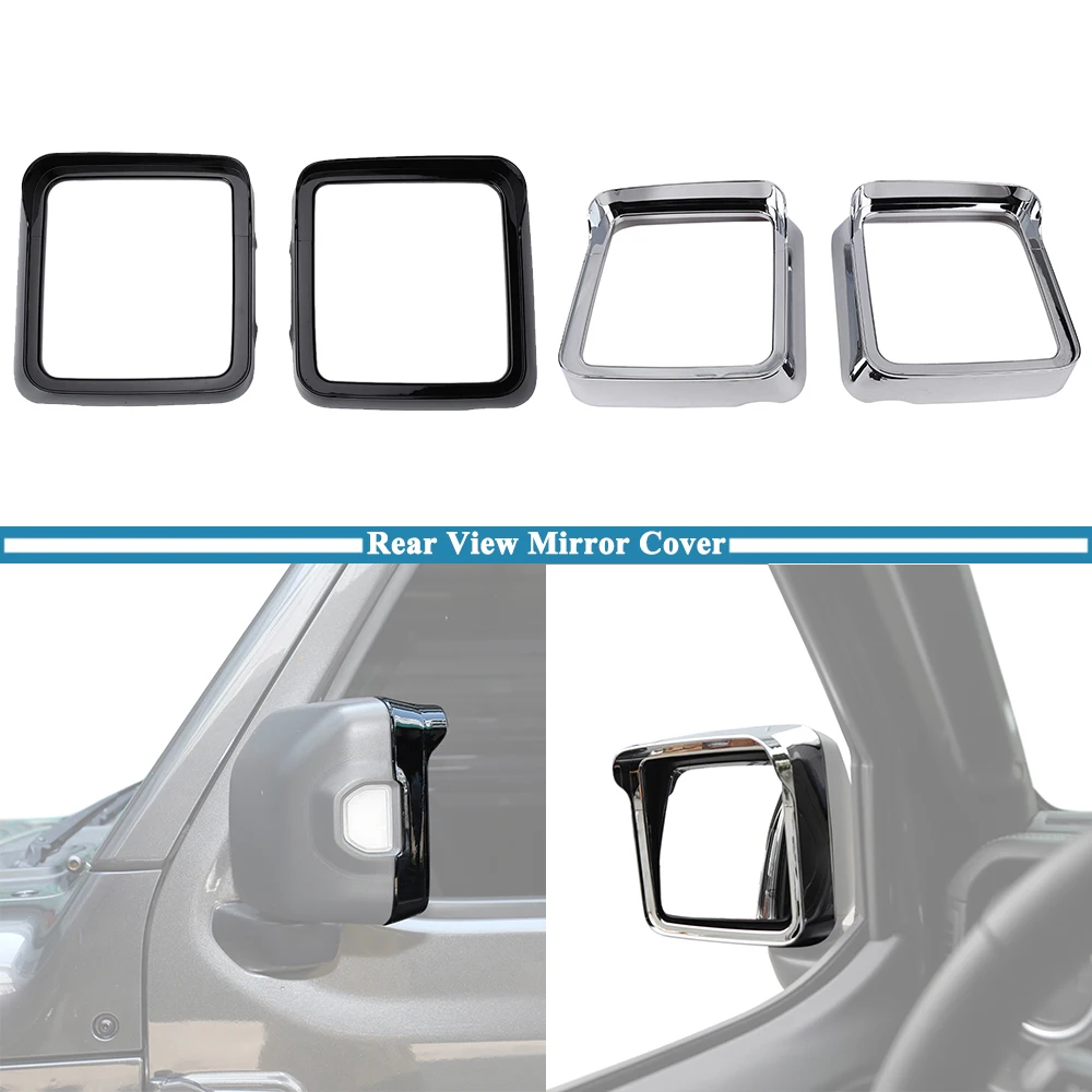 Car Rearview Mirror Rain Guard Frame Cover Trim for Jeep Wrangler JL JT Gladiator 2018-2023 2024 2025 4xe Exterior Accessories
Car Rearview Mirror Rain Guard Frame Cover Trim for Jeep Wrangler JL JT Gladiator 2018-2023 2024 2025 4xe Exterior Accessories