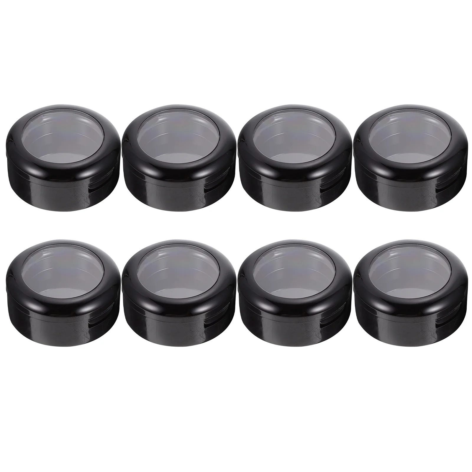 8pcs Color Eyeshadow Case ABS Long Lasting Storage Organizer Travel Lightweight Compact Eyeshadow Replacement Box Black
8pcs Color Eyeshadow Case ABS Long Lasting Storage Organizer Travel Lightweight Compact Eyeshadow Replacement Box Black