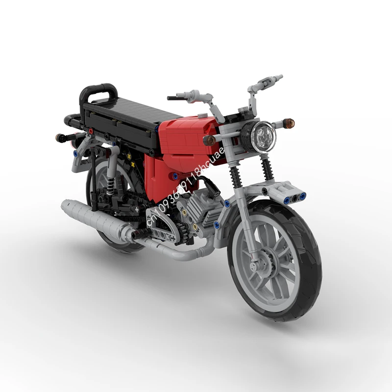 549PCS MOC Classic Simson S51 Motorcycle Model Building Blocks Technique Creative Assembly Educational Brick Toys Gifts
549PCS MOC Classic Simson S51 Motorcycle Model Building Blocks Technique Creative Assembly Educational Brick Toys Gifts