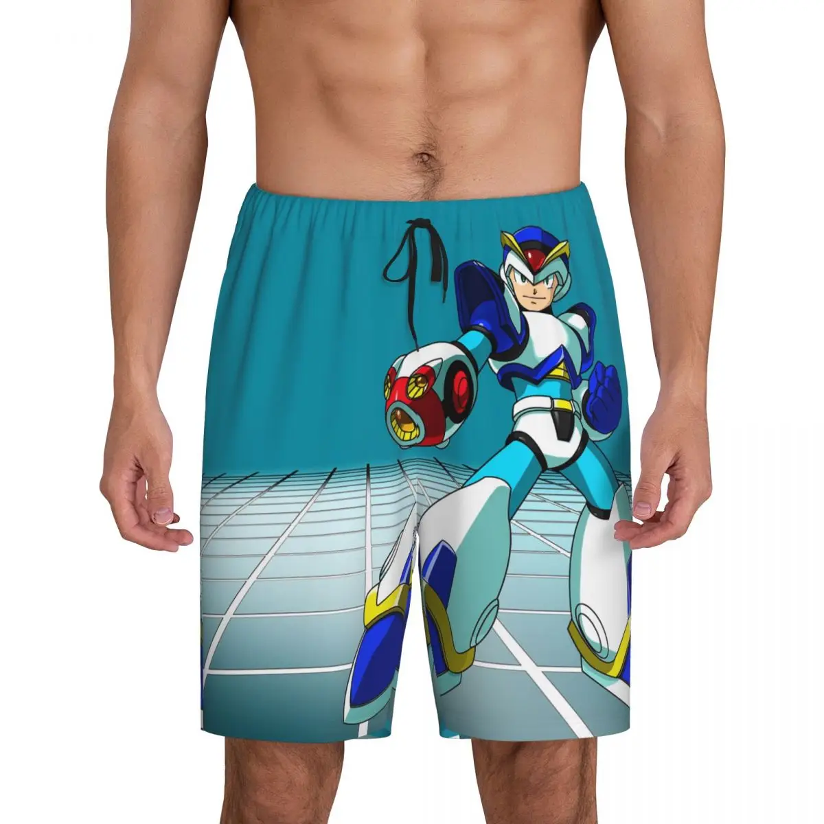 Мужские пижамные шорты Custom Megaman Video Game Mega Man для сна и отдыха
Мужские пижамные шорты Custom Megaman Video Game Mega Man для сна и отдыха
