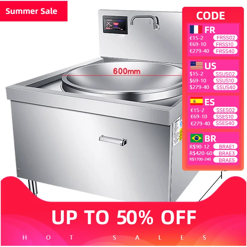 Commercial induction cooker large pot stove 6KW kitchen large frying stove 8KW high power concave induction cooker industrial st
Commercial induction cooker large pot stove 6KW kitchen large frying stove 8KW high power concave induction cooker industrial st