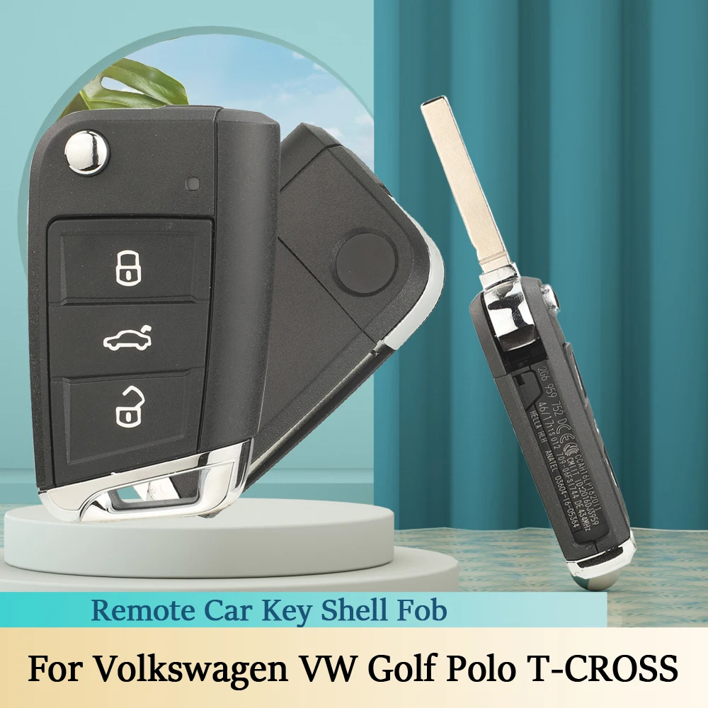 jingyuqin 3 Buttons Remote Car Key Shell For Volkswagen VW Golf Polo T-CROSS 2017-2021 Skoda Seat Hu162t Keyless Housing Case
jingyuqin 3 Buttons Remote Car Key Shell For Volkswagen VW Golf Polo T-CROSS 2017-2021 Skoda Seat Hu162t Keyless Housing Case