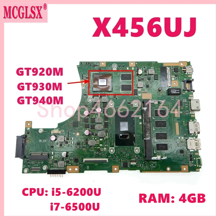X456UJ CPU:i5/i7-6th Gen 4GB-RAM Laptop Motherboard For Asus X456UB X456UF A456U X456UQ X456UJ X456UV X456URK Mainboard
X456UJ CPU:i5/i7-6th Gen 4GB-RAM Laptop Motherboard For Asus X456UB X456UF A456U X456UQ X456UJ X456UV X456URK Mainboard