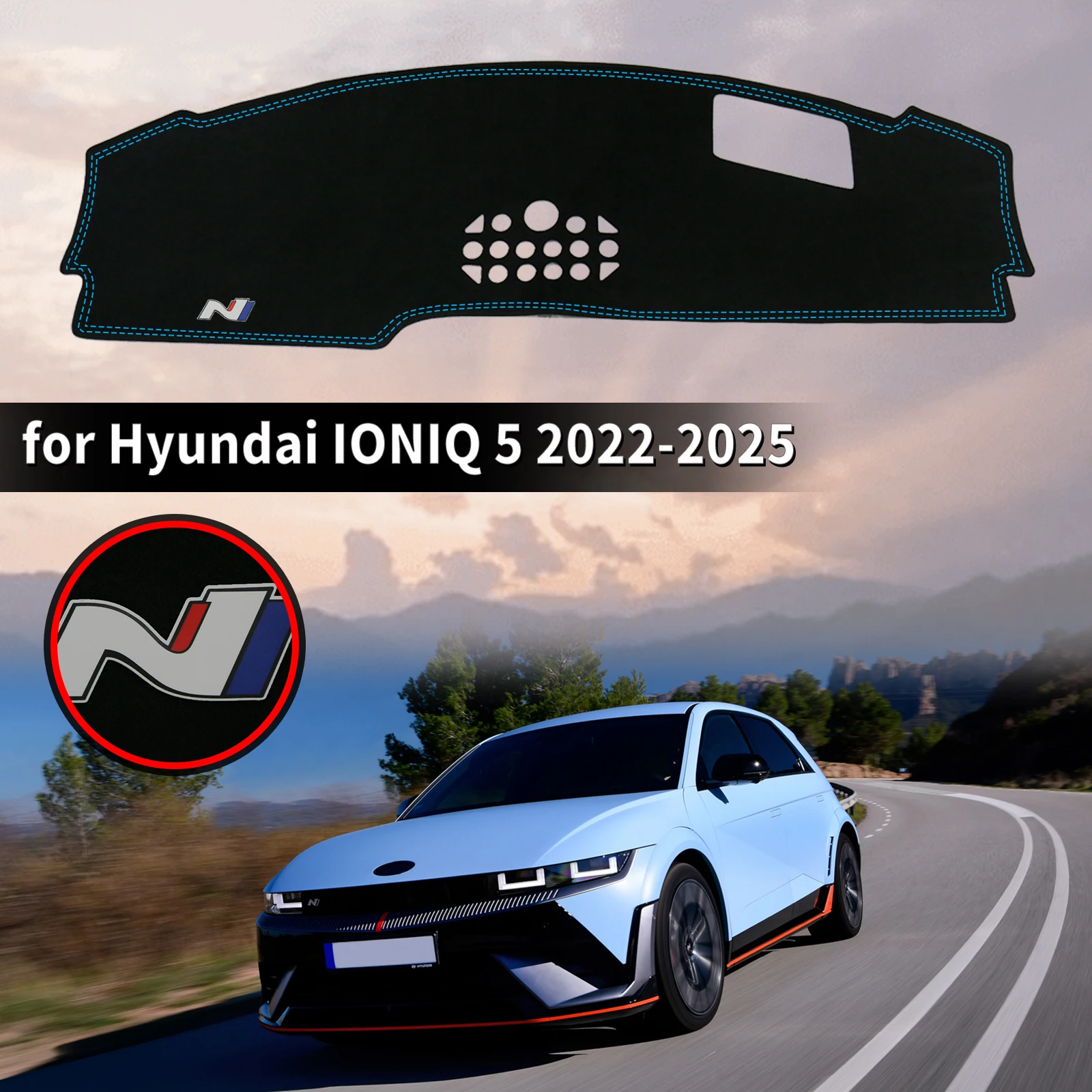 Car Dashboard Pad Cover for 2022 2023 2024 2025 Hyundai IONIQ 5 N-line Sport Style Dash Mat Dashmat Sunshade Protective Carpet
Car Dashboard Pad Cover for 2022 2023 2024 2025 Hyundai IONIQ 5 N-line Sport Style Dash Mat Dashmat Sunshade Protective Carpet