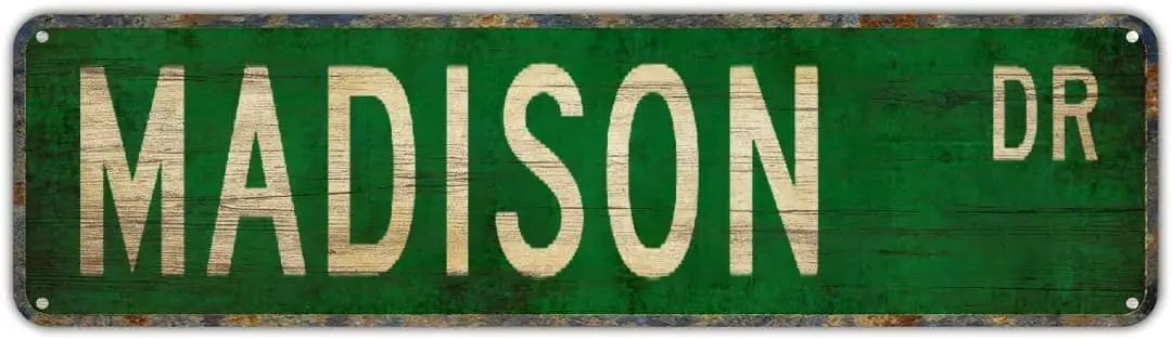 Apular Street Sign Madison Madison Sign Madison Lover Madison Birthday Gift Road Signs 16 x 4 inch Street Signs for Bedroom Coff
Apular Street Sign Madison Madison Sign Madison Lover Madison Birthday Gift Road Signs 16 x 4 inch Street Signs for Bedroom Coff