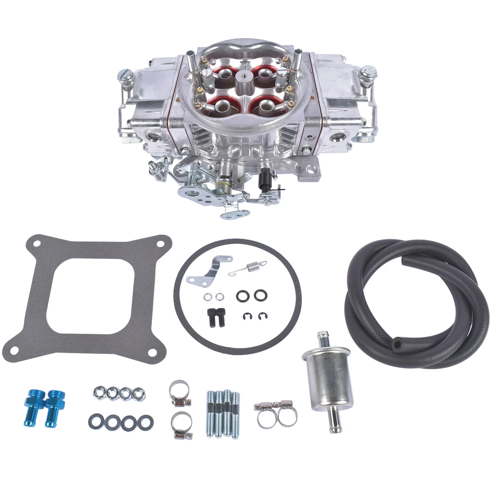 Billet Aluminum 4 Barrel Double Pumper Race Carburetor 650 CFM BR-67199 Gasoline Square Bore No Choke Mechanical Down-Leg
Billet Aluminum 4 Barrel Double Pumper Race Carburetor 650 CFM BR-67199 Gasoline Square Bore No Choke Mechanical Down-Leg