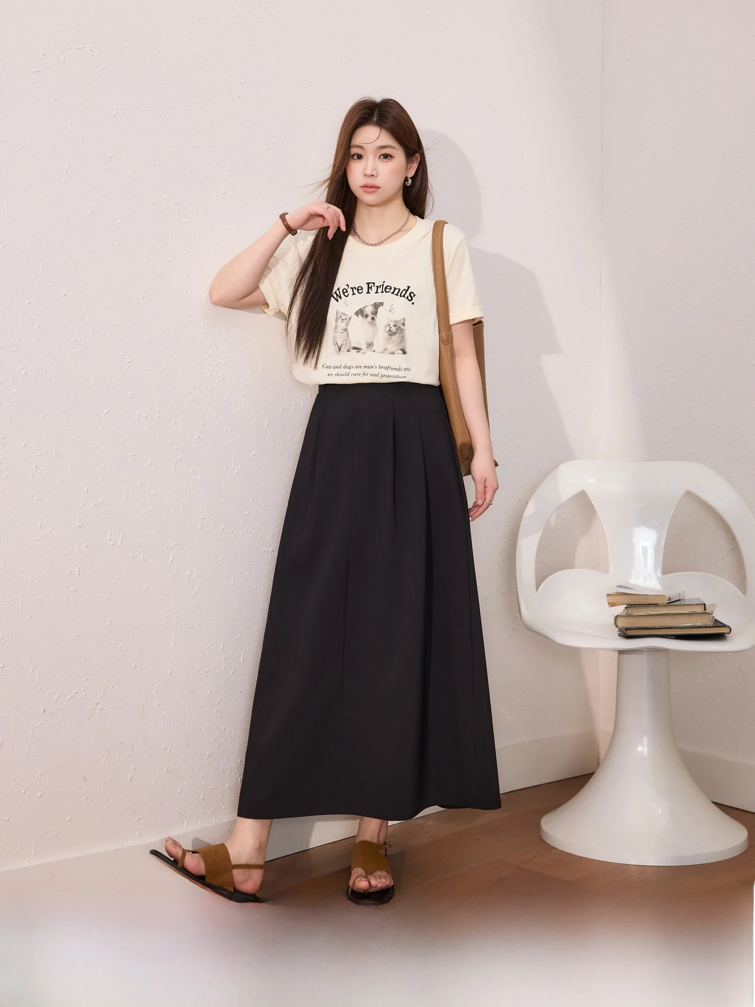 Slimming High Waist A-Line Skirt for plus Size Women Summer New Sle Cover Hip Pear ape Body Bla Midi Skirt Commute Simple
Slimming High Waist A-Line Skirt for plus Size Women Summer New Sle Cover Hip Pear ape Body Bla Midi Skirt Commute Simple